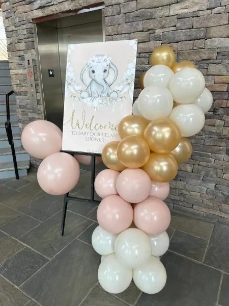 Baby Shower Rose Elephant